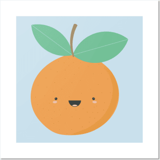 Cute happy orange Posters and Art